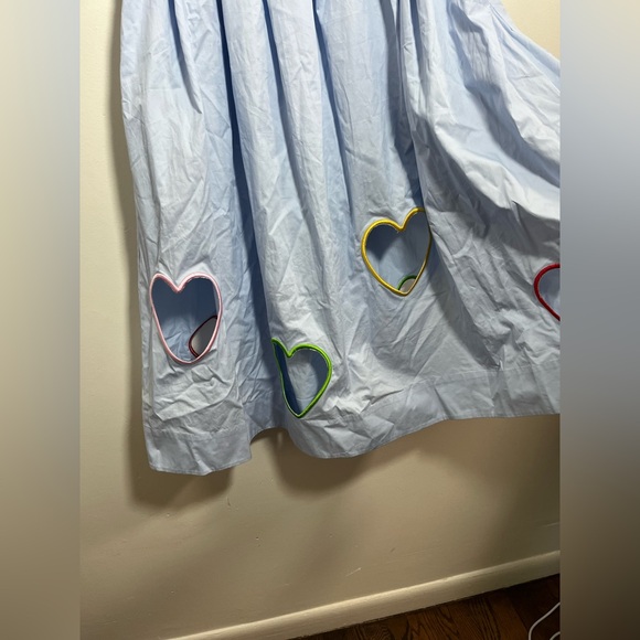 Mare Mare Strapless Cut-Out Hearts A-Line Midi Dress by Anthropologie - Picture 8 of 11